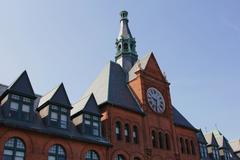 Facade of the Communipaw Terminal in Liberty State Park, NJ