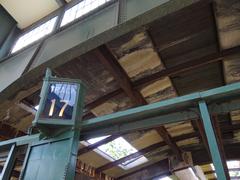 Disused train station at Liberty State Park in Jersey City, New Jersey