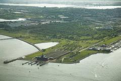 Central Railroad Terminal of New Jersey viewed from One World Observatory