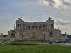 HDR image of the Monumento Nazionale a Vittorio Emanuele II in Rome at midday