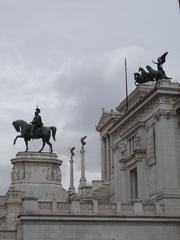 Altare della Patria in Rome along Via del Teatro di Marcello