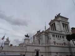 Altare della Patria in Rome along Via del Teatro Marcello