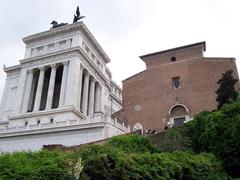 Roma - Vittoriano and Santa Maria in Aracoeli Church