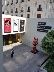 Eastern entrance to the Centro Cultural Palacio de La Moneda in Santiago de Chile