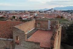 Palau dels Reis de Mallorca rooftop view from the master tower