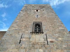 West facade of the Master Tower at the Palace of the Kings of Mallorca in Perpignan