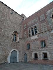 Palau dels Reis de Mallorca courtyard south-west angle