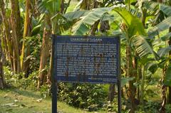 ASI Description Board of Chandraketugarh ancient mound in North 24 Parganas, West Bengal