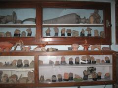 Chandraketugarh artefacts displayed at a museum