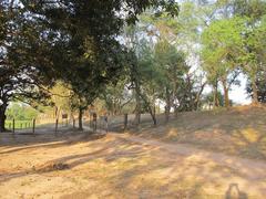 ancient mound of Chandraketugarh in Berachampa