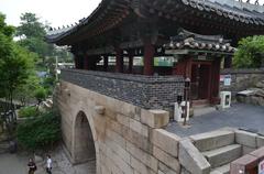 Changuimun Gate rear view in Seoul, South Korea