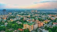 bird's-eye view of Siliguri