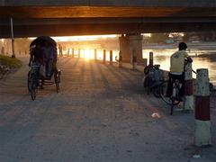 Underneath Mahananda Bridge