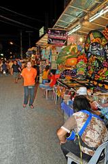 Night Bazaar area on Chang Klan Road with street shops and cultural shows