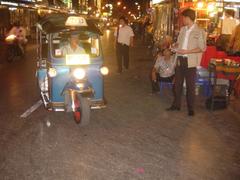 Tuk-tuk at Chiang Mai night bazaar