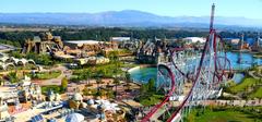 Panoramic view from Isola Volante at Rainbow MagicLand