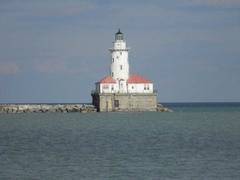 Chicago Harbor Lighthouse, Lake Michigan