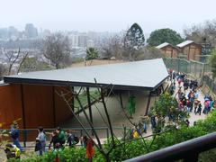 Interior of the National Zoo of Chile in Santiago