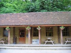 Entrance to Chislehurst Caves in Chislehurst, Kent