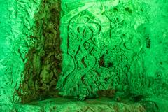 Carvings in Chislehurst Caves, Kent