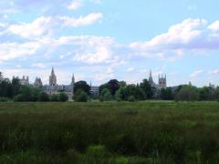 Christchurch College meadow in Oxford