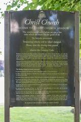 Information Board, Christ Church Meadow, Oxford