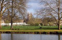 View of Christchurch Meadow with Merton College in the background