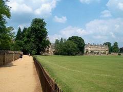 Merton College Oxford from Christchurch meadows