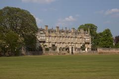 View of Merton College, Oxford across Christ Church Meadow