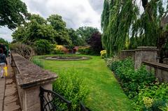 Oxford Broad Walk garden near Christ Church Meadow