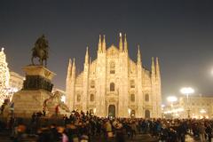 Statue of the Virgin Mary in Milan's Duomo cathedral