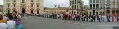 people at Duomo for Cardinal Carlo Maria Martini's ceremonies