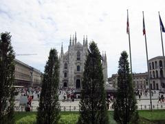 Duomo di Milano in Italy on a clear day