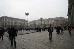 Piazza Duomo in Milan, Italy, January 2007