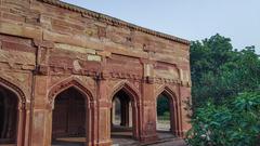 Chunar Fort surrounded by lush greenery in Mirzapur, Uttar Pradesh