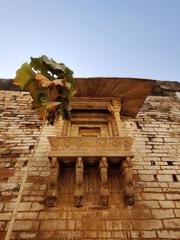 Verandah at Chunar Fort with mysterious inscriptions