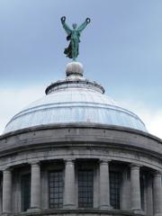 Cinquantenaire - Royal Museums of Art and History in Brussels, detailed view