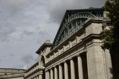 Aviation museum in Jubelpark park Brussels Belgium