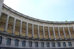 Parc du Cinquantenaire with the Royal Museum of Art and History, Brussels