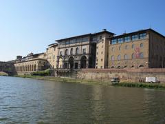 Uffizi Gallery seen from the river