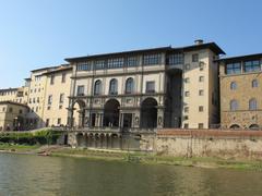 Uffizi Gallery as seen from the river