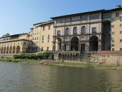 Uffizi Gallery seen from the river