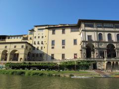 Uffizi Gallery viewed from the river