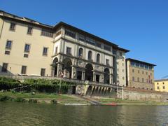 View of Uffizi Gallery from the river