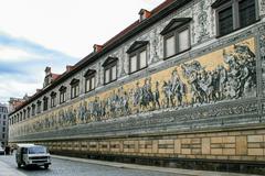 Scenic view of Dresden with historical buildings