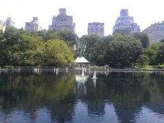 Central Park Conservatory Water in Manhattan, New York