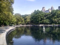 Central Park Conservatory Water in Manhattan, New York