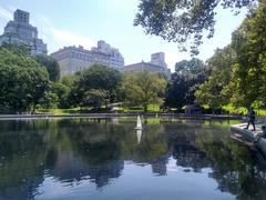 Central Park Conservatory Water in Manhattan, New York