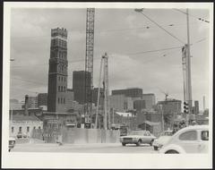 Melbourne City Loop Museum Station under construction in 1974