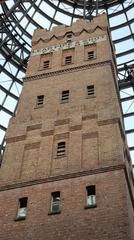 Lead Pipe and Shot Factory tower in Central Melbourne